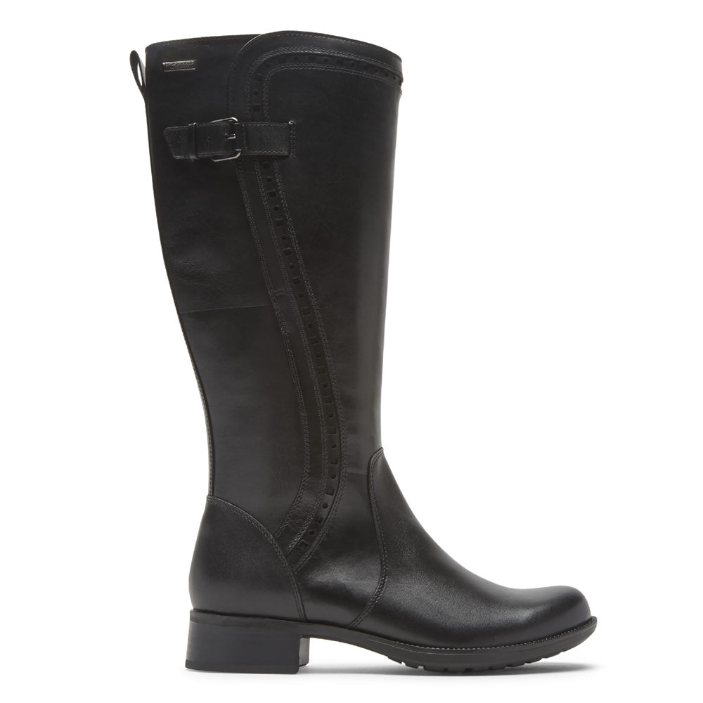 Rockport Støvler Dame Svart - Copley Waterproof Tall - PADW69214